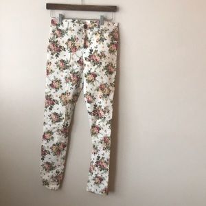 SWELL - worn once floral jeans - small